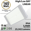 LED Linear High Bay Fixture 2Ft. 165W 25342 Lumens 5000K UL DLC