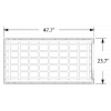 LED Panel Light 2x4 5 powers 20-72W 9360Lm Back lit 5 CCT 3000K-6500K Dimmable dimensions