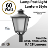 LED Post Light 60W LED Lantern Style 8128Lm 3000K 4000K 5000K