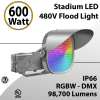 Stadium Lights Sports Lamp 600W RGBW DMX