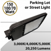 LED Street Light Tunable 150/100/70W 9450-20250Lm