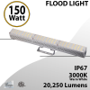 LED Flood Light 150W 3000K 20250 lumens white IP67
