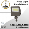 LED Flood Light Knucle Mount 17W 25W 30W 5100Lm 30K 40K 50K Photocell (LED)