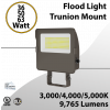 LED Flood Light Trunion 36W 50W 63W 9765Lm 30K 40K 50K Photocell (LED)