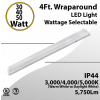 LED Linear Wraparound 4Ft 30/40/50W 3CCT adjustable, 5750lm (LED)
