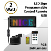 Led Sign RGB Color Programmable 