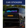 Programmable Led Signs Car Stickers
