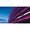 Linear 1.6 Ft Wall Washer Black Building Facade