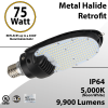 Metal Halide Led Replacement LED 75W 9900Lm 5000K (LED)