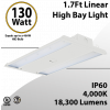 LED High Bay Light 1.7Ft. 130W 18300 Lumens 4000K UL DLC (LED)
