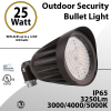 Outdoor Bullet Light 25W 3250Lm