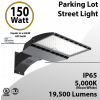LED Street Light parking lot light 150W 19500Lm 5000K UL IP65 DLC