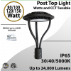 Post-Top Garden Light 80/100/120/150W 5000K photocell