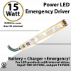 LED External Emergency Driver 15 Watt Field Installable