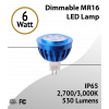 Dimmable LED Lamp Light Bulb 6W MR16 530