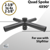 Quad Spoke Bracket 90*