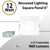 Reccesed Lighting 4" 9W LED Square Panel