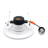 Recessed downlight retrofit 6" 15W 1250Lm 100-277V Tunable Watt and CCT 