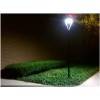 Solar Post Lamp Round 12W 1500LM With Smart Control Driveway