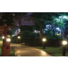 Garden with Boillard lights