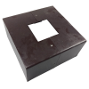 Straight Steel Square Pole Base Cover