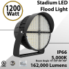 Stadium Lights Race Track Lighting 1200W 162000 lumens IP66 UL DLC