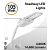 Roadway Light 105W light fixture 4000K 14600 Lm (LED)