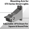 Adjustable Mount Up & Down for Square & Round Pole for STX Street Lights