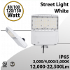 Street Light Finish White 80 to 150W - CCT 3/4/5000K - Up to 22,500Lm (LED)