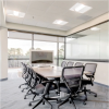 Troffer lights meeting room