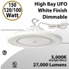 UFO LED Light 150/120/100W White Dimmable