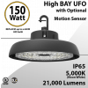UFO LED Lights 150W Optional Motion Sensor 21000 Lumens 5000K UL & DLC
