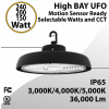 UFO LED High Bay 240/200/150W M. Sensor Ready 36000Lm  3/4/5K