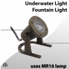 Underwater Light Fountain Light 2700K 3000K RGB+W Bluetooth (LED)