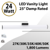 LED Vanity Light 25" 24W 1800Lm 