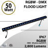 Wall Washer Light 50W RGBW 2800 lumens white IP67