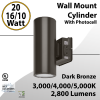 LED Wall Mount Cylinder Light 10/16/20W 3CCT