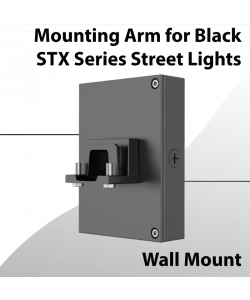 Wall Mount for Black STX Street Light