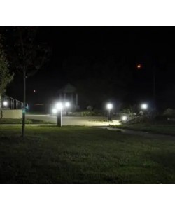 Bollard Led Light Outdoors Steel 14/19/24W Selectable 4200Lm 3CCT