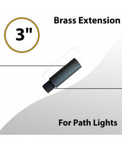 Brass Extension Raiser 3inch For Path Lights