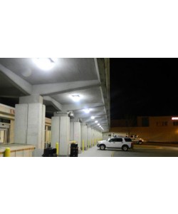 Canopy Light Square White Finish 24 to 60W - 3000/4000/5000K - 8000Lm