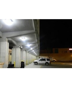 Dark Bronze LED Parking Garage Canopy Light 4000K 45W