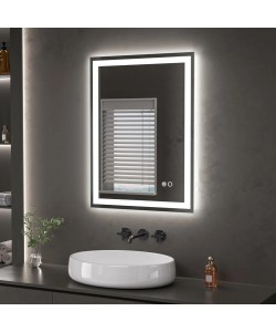 LED Smart Digital Touch Wall Mirror 25W 875Lm