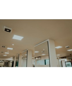 Recessed LED Light Fixture - 4" 9W Square Trim CCT Triac Dimmable
