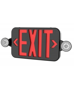 EXIT sign with Emergency Light 90M discharge 3.5W with Battery Black Face