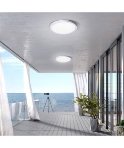 26W Energy Efficient Interior Ceiling Light 27-5000K 2200Lm 16'' Nickel