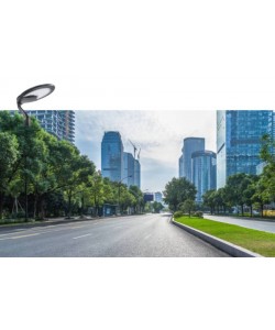 Solar Post Top Lamp Architectural 36Ah Battery 1800Lm