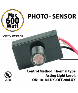 Automatic Security Photo Sensor - Max 600W