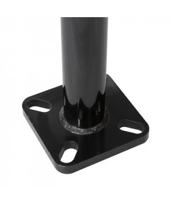 Light Post 8Ft Anchor Base Aluminum Black 4" Diameter Heavy-Duty