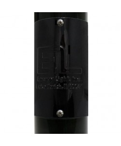 Light Post 16Ft AVG Direct Burial Aluminum Straight Black